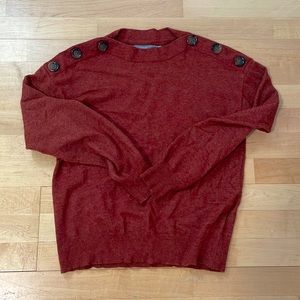 Heathered Rust Simons Sweater sz S